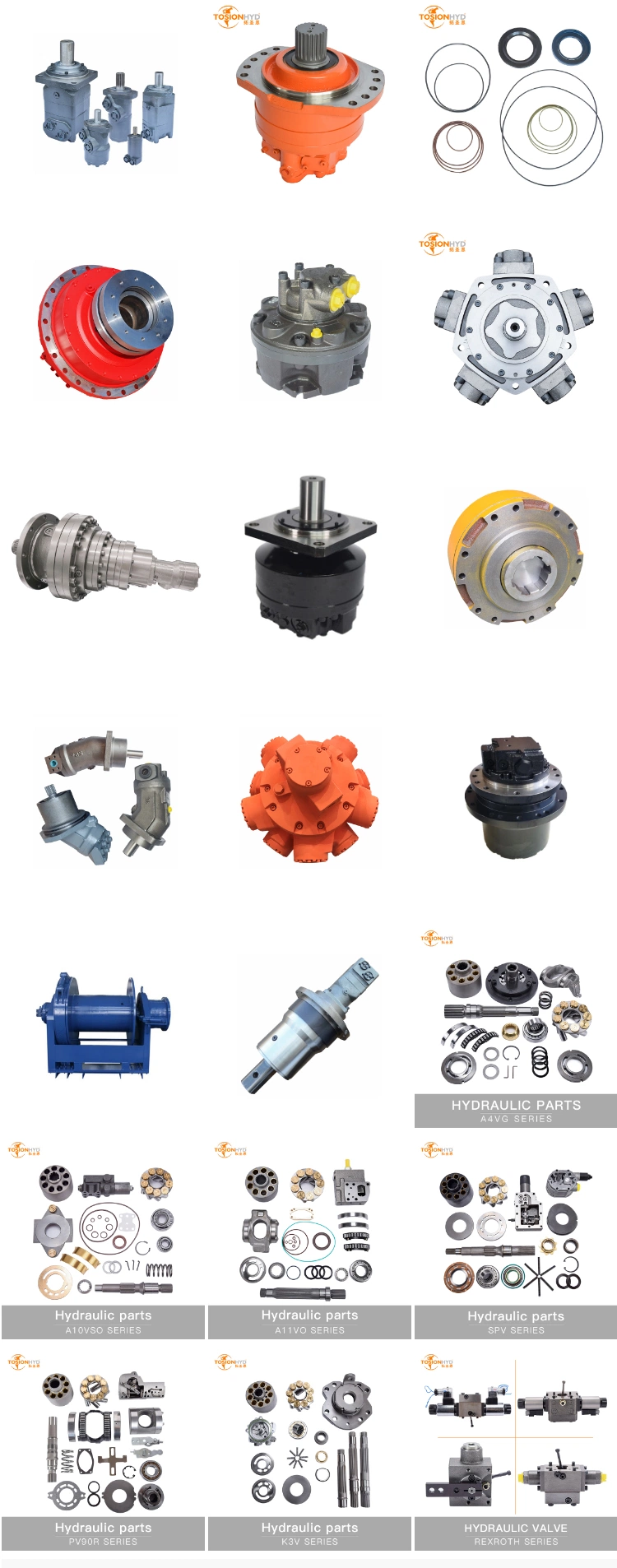 Cat 939/953/963 Cat939 Cat953 Cat963 Track Loader Excavator Hydraulic Pump Parts with Caterpillar Spare Repair Kit